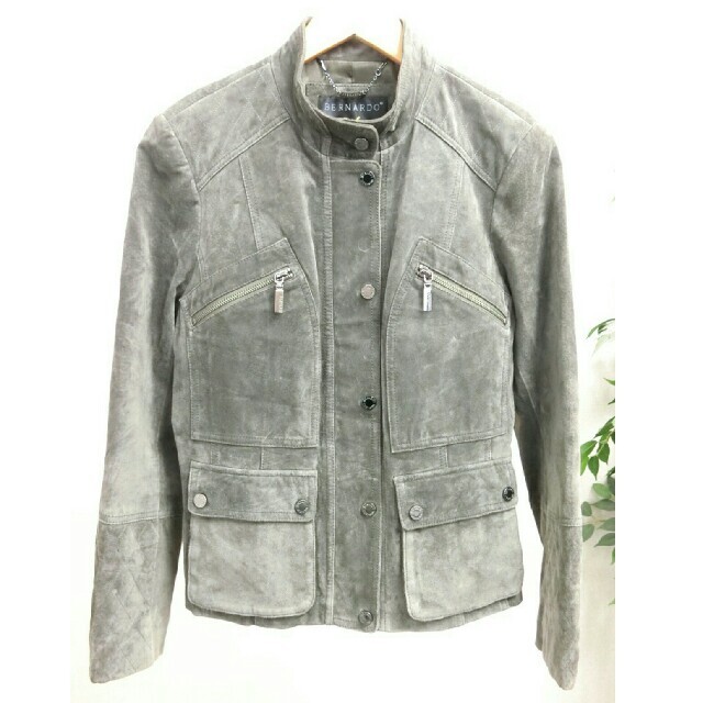 新品】タグ付き本革Bernardo ジャケットサイズM-