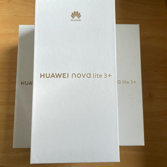 【未使用品】HUAWEI nova lite+ Aurora Blue 3台