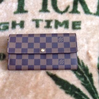 ルイヴィトン(LOUIS VUITTON)のヴィトン長財布／ダミエ(財布)