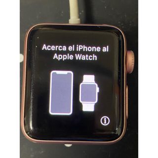 アップルウォッチ(Apple Watch)のアップルウォッチ シリーズ2 38mm ローズゴールド　ピンク(その他)