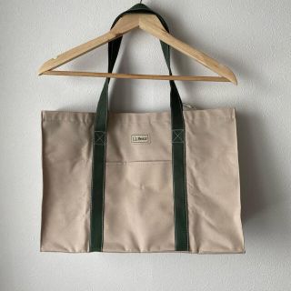 エルエルビーン(L.L.Bean)の【美品】 L.L.Bean エルエルビーン エコバッグ ベージュ (エコバッグ)