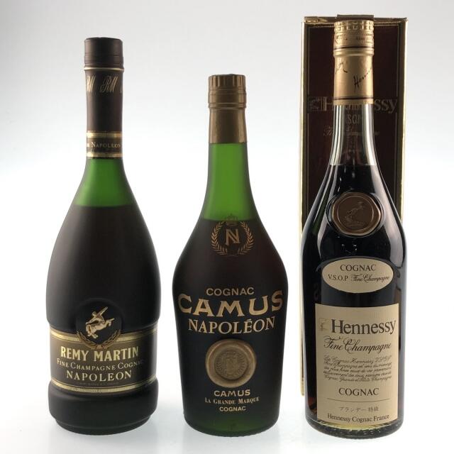 3本 REMY MARTIN CAMUS Hennessy コニャック