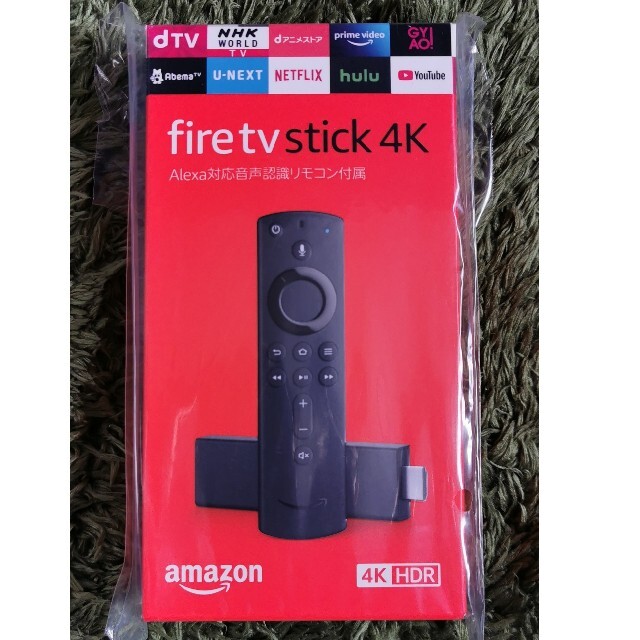 fire  tv stick 4k スマホ/家電/カメラのテレビ/映像機器(映像用ケーブル)の商品写真