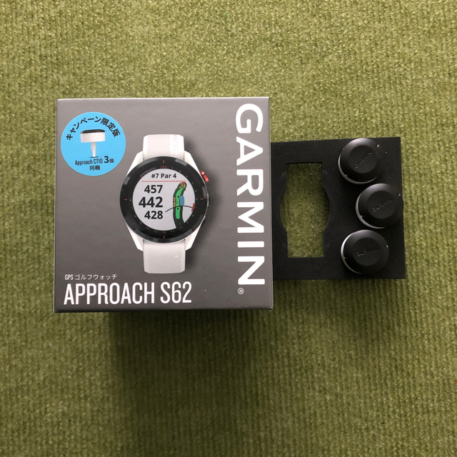 GARMIN(ガーミン)のガーミンS 62 APPROACH CT10 3個 チケットのスポーツ(ゴルフ)の商品写真