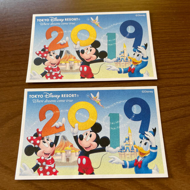 ディズニー　ギフトパスポート大人２枚