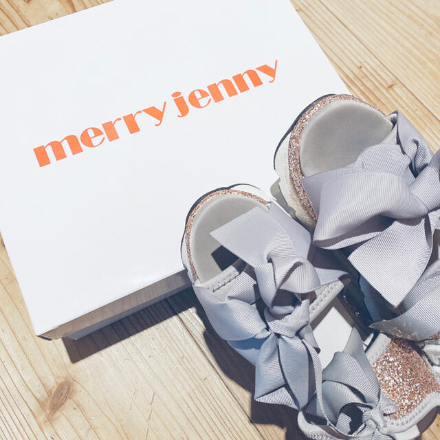 merry jenny(メリージェニー)のmerry jenny  厚底 リボンスニーカーサンダル レディースの靴/シューズ(サンダル)の商品写真