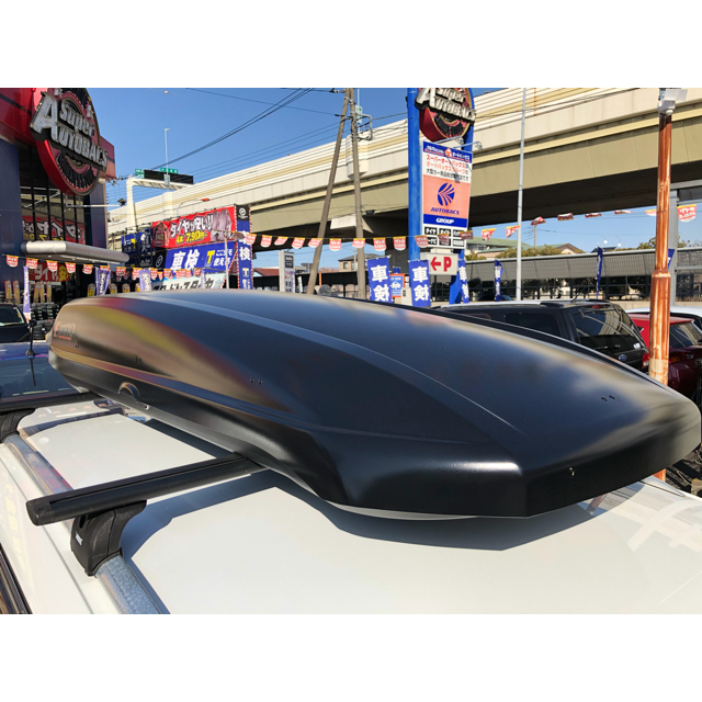 ルーフボックス INNO シャドゥ 124 BRQ124BK ☆引き取り限定