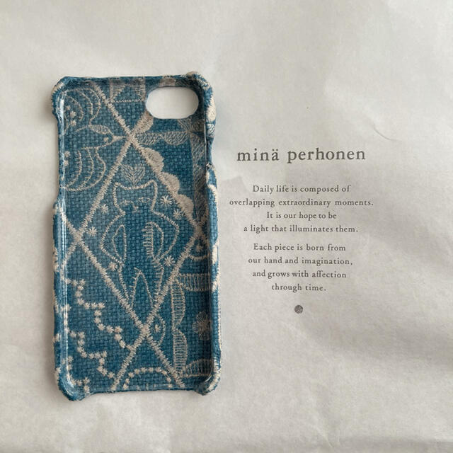 mina perhonen(ミナペルホネン)のミナペルホネン iPhoneケース iPhone7、8、SE2 スマホ/家電/カメラのスマホアクセサリー(iPhoneケース)の商品写真