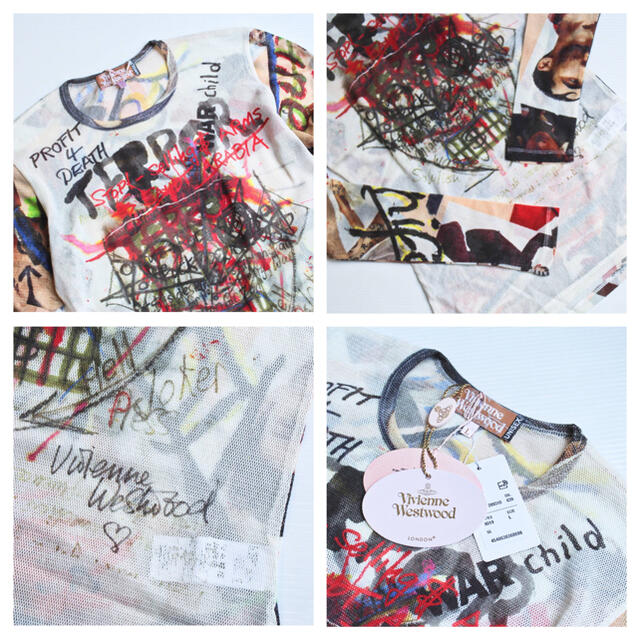 Vivienne Westwood(ヴィヴィアンウエストウッド)の 《ヴィヴィアンウエストウッド》新品 イタリア製 Terror Tシャツ L メンズのトップス(Tシャツ/カットソー(七分/長袖))の商品写真