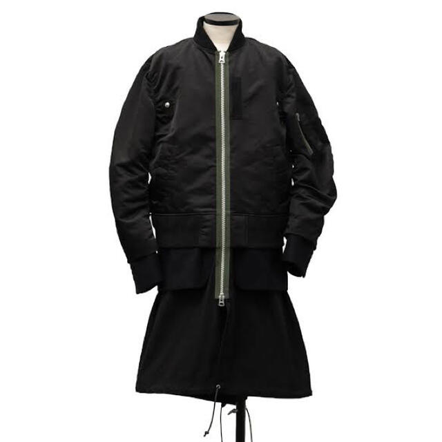 sacai Nylon Twill Coat 20aw