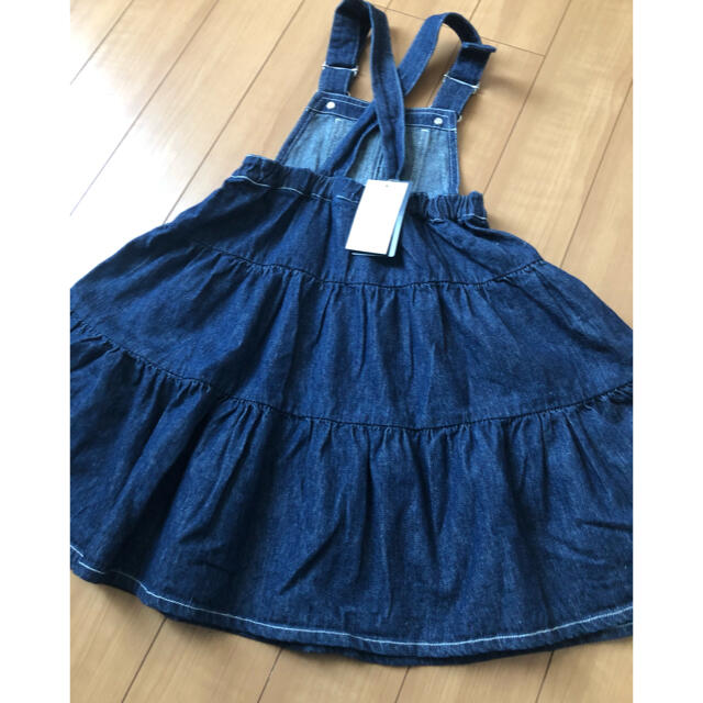 BREEZE(ブリーズ)のデニム ジャンパースカート キッズ/ベビー/マタニティのキッズ服女の子用(90cm~)(ワンピース)の商品写真