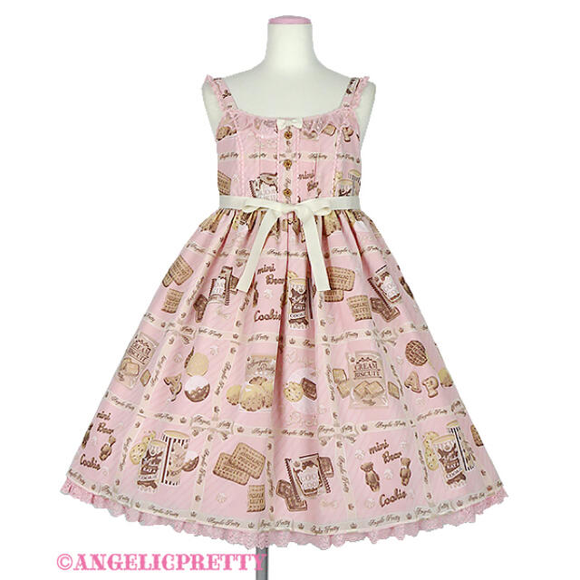 Angelic Pretty(アンジェリックプリティー)のAngelic Pretty Cream Cookie Collection レディースのワンピース(ひざ丈ワンピース)の商品写真