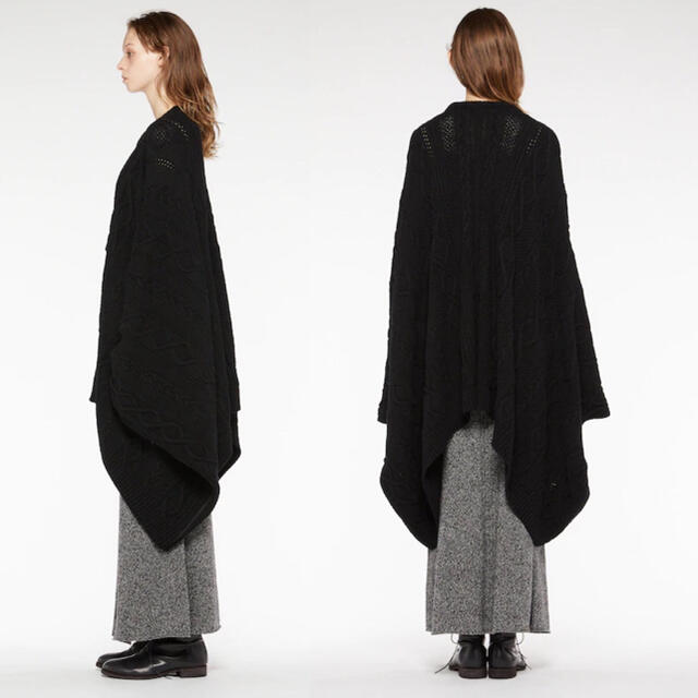 シンプルでおしゃれ Y's ニットポンチョ RISMAT by Y's 20AW - 通販