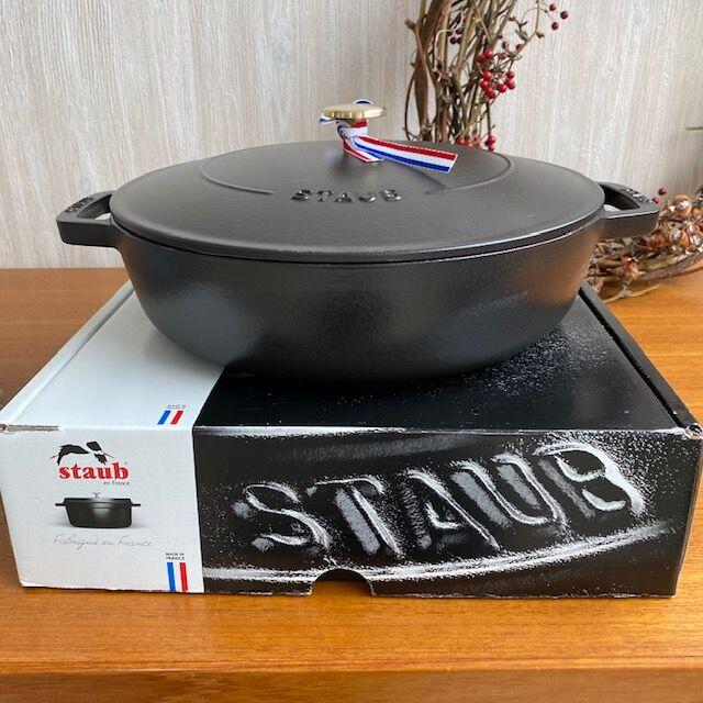 STAUB - 【265】ストウブ ブレイザーソテーパン 28cm blackの通販 by