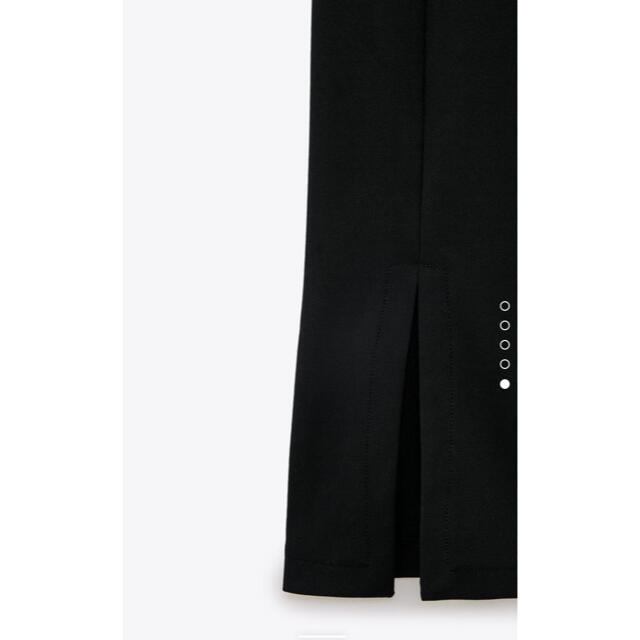 ZARA(ザラ)のZARA ザラ リブフレアレギンス センタースリット パンツ Ｍ レディースのレッグウェア(レギンス/スパッツ)の商品写真