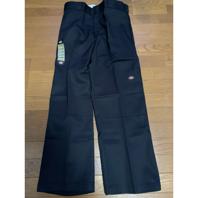 Dickies(ディッキーズ)のディッキーズ ダブルニー ワークパンツ Dickies ブラック 34×30 メンズのパンツ(ワークパンツ/カーゴパンツ)の商品写真