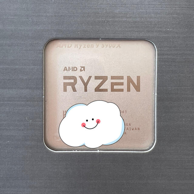 しました 新品未開封 AMD Ryzen 9 5900X 国内正規品の通販 by shop｜ラクマ ⒴タブレット