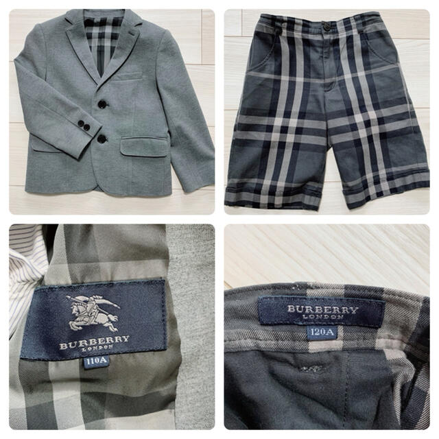 BURBERRY(バーバリー)の値下げ‼︎⭐︎BURBERRY子供 男の子 フォーマル スーツ  キッズ/ベビー/マタニティのキッズ服男の子用(90cm~)(ドレス/フォーマル)の商品写真