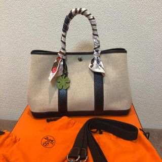 エルメス(Hermes)のエルメスガーデンパーティーTPM マロン(トートバッグ)