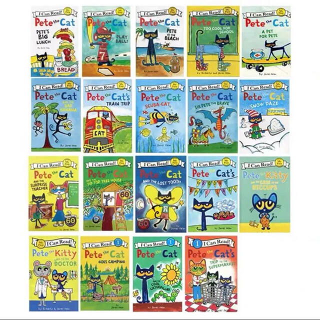 pete the cat I can read シリーズ 19冊セット英語絵本