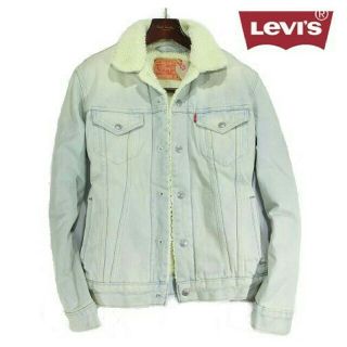 リーバイス(Levi's)の【新品】18,000円　リーバイス　ウォッシュドブルー　裏ボアデニムジャケット(Gジャン/デニムジャケット)