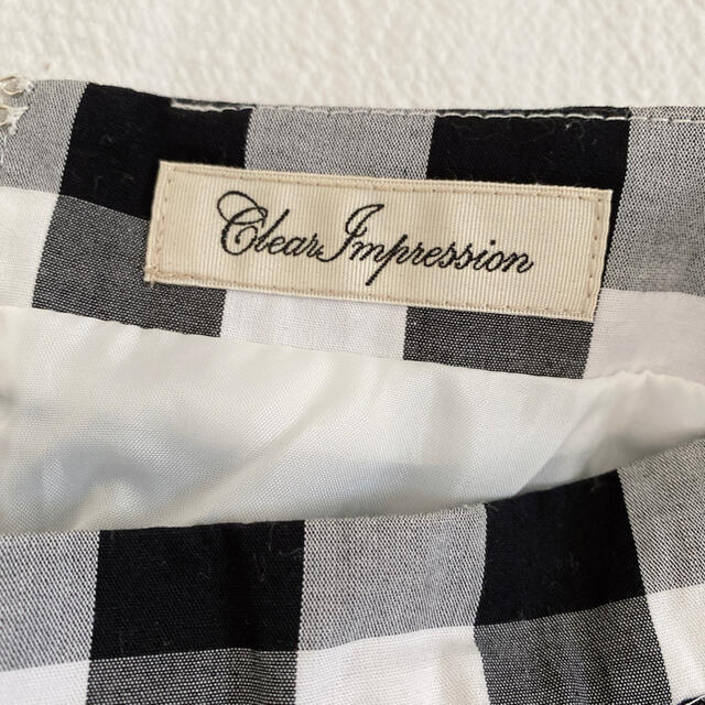 CLEAR IMPRESSION(クリアインプレッション)のフレアスカート ギンガムチェックスカート‪✿ レディースのスカート(ひざ丈スカート)の商品写真