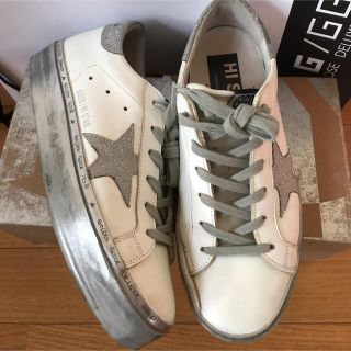 ゴールデングース(GOLDEN GOOSE)のGOLDEN GOOSE HI STAR スニーカー 37 阪急百貨店購入(スニーカー)