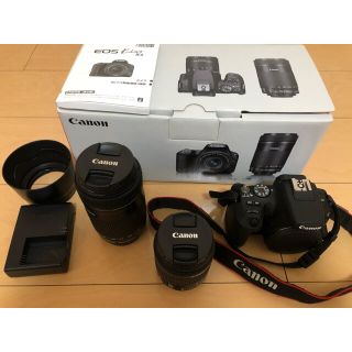 キヤノン(Canon)の一眼レフカメラ　eoskissx9 ダブルズームキット(デジタル一眼)