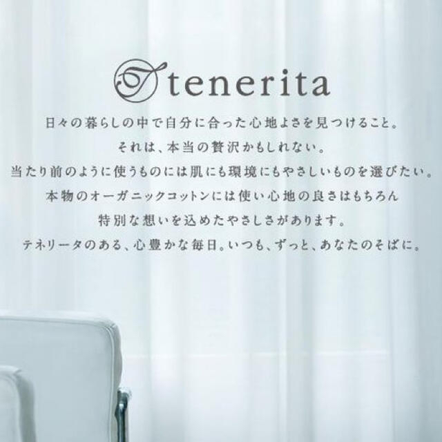 タオルハンカチ TENERITA(テネリータ) タグ付 新品 未使用