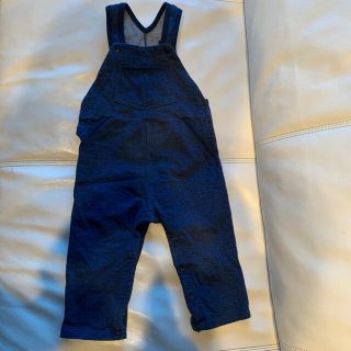 プチバトー(PETIT BATEAU)のプチバトー　デニムサロペット(カバーオール)