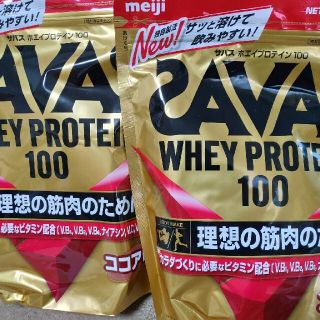 ザバス(SAVAS)のザバス　SAVAS　ホエイプロテイン100 ココア味 1050g × 2袋(プロテイン)