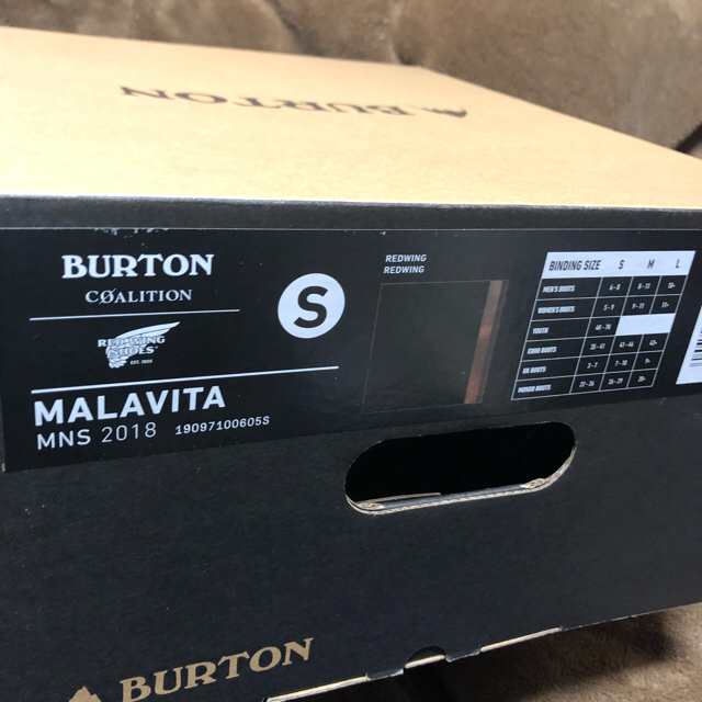 BURTON(バートン)のバートン  マラビータ　レッドウィング　burton malavita スポーツ/アウトドアのスノーボード(バインディング)の商品写真