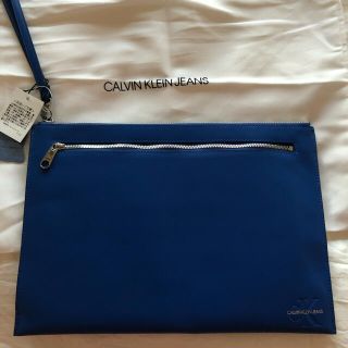 カルバンクライン(Calvin Klein)のカルバンクライン　ブルー　クラッチバック(セカンドバッグ/クラッチバッグ)