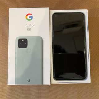 グーグル(Google)のGoogle pixel5 ソータセージ 128GB SIMフリー(スマートフォン本体)