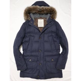 ブルネロクチネリ(BRUNELLO CUCINELLI)の至高の名作！ ブルネロクチネリ Cucinelli ウールダウンコート サイズL(ダウンジャケット)