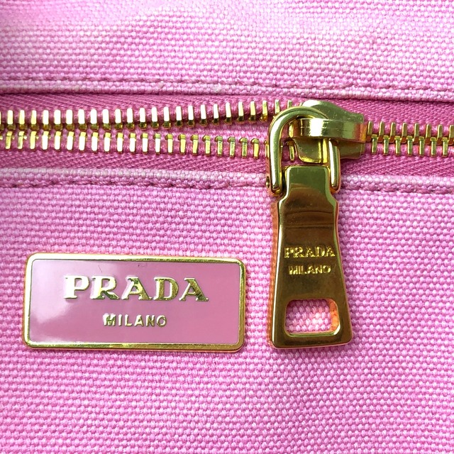 プラダ PRADA CANAPA（カナパ） B1872B トートバッグ コットンキャンバス ピンク