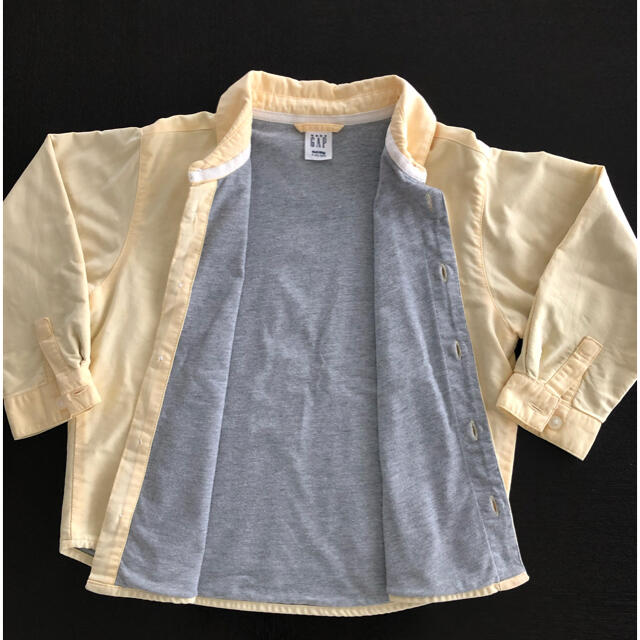 GAP Kids(ギャップキッズ)のGAP 長袖シャツ 100 キッズ/ベビー/マタニティのキッズ服男の子用(90cm~)(Tシャツ/カットソー)の商品写真