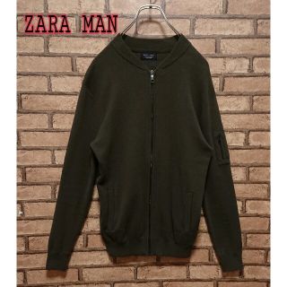 ザラ(ZARA)のZARA MAN ザラ メンズ ジップ アップ ニット(ニット/セーター)