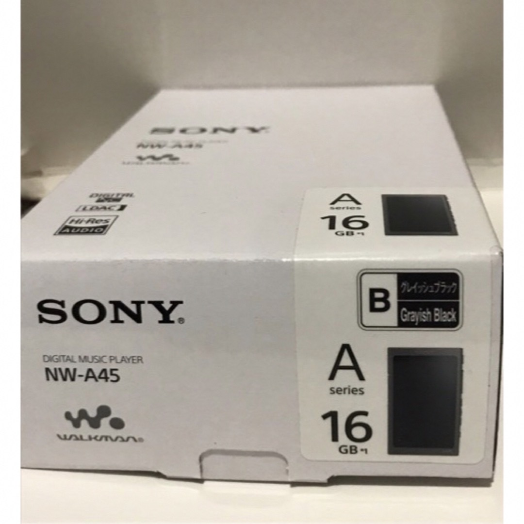 ソニー Walkmanウォークマン16GB NW-A45オーディオプレーヤー 黒