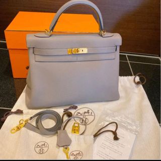 エルメス(Hermes)の超美品♡Hermesのケリー32 血筋なしゴールド金具(ハンドバッグ)