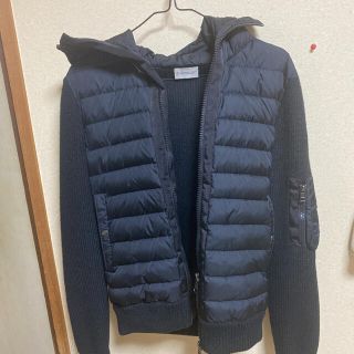 モンクレール(MONCLER)のモンクレール ダウンニットコンビジャケット(ダウンジャケット)