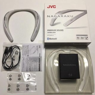 ケンウッド(KENWOOD)のJVC NAGARAKU Victor・JVC SP-A10BT-W(ヘッドフォン/イヤフォン)