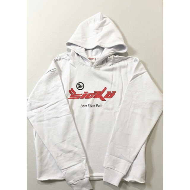 新品 本物　Sick o HOODIE WHITE RED SIZE L