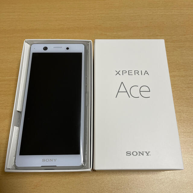 Xperia Ace   新品未使用　ホワイトスマホ/家電/カメラ