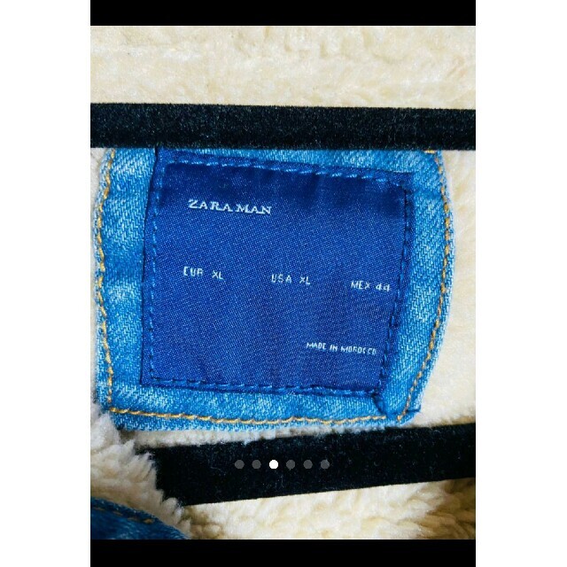 ZARA(ザラ)のセレブ愛用♥ZARALA♥ボアフリースGジャン♥RHC レジェンダ DIESEL メンズのジャケット/アウター(Gジャン/デニムジャケット)の商品写真