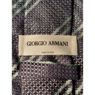 ジョルジオアルマーニ(Giorgio Armani)の【Giorgio Armani】美品 ネクタイ 落ち着いたストライプ(ネクタイ)