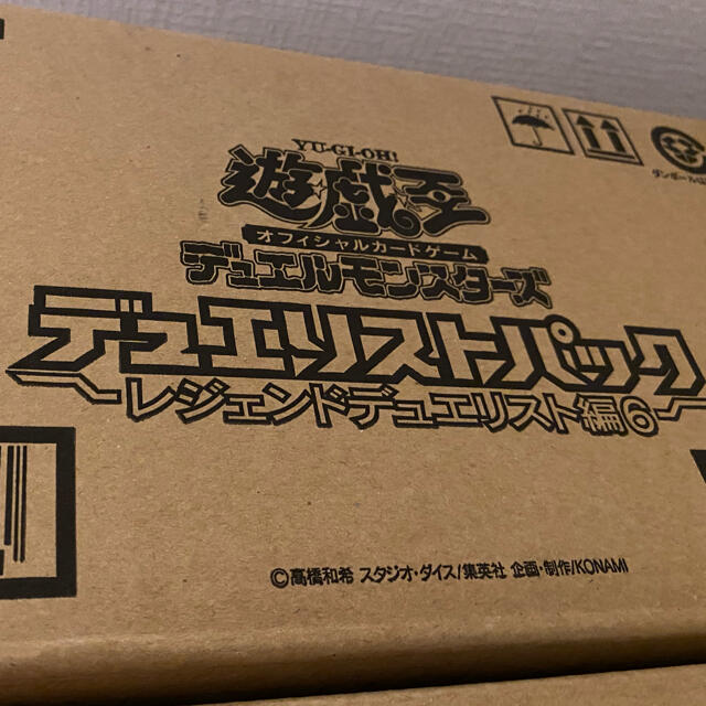 遊戯王　デュエリストパック　レジェンドデュエリスト編6 カートン未開封