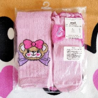 アースマジック(EARTHMAGIC)のセツトラ様専用❤新品❤アースマジック❤レギンス ソックス セット ピンク(靴下/タイツ)