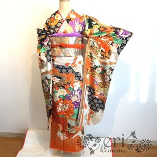 【アンティーク逸品！！ 】大変豪華な刺繍の振袖(振袖)