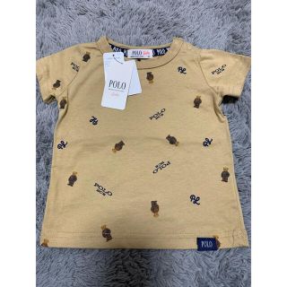 ポロラルフローレン(POLO RALPH LAUREN)のバースデイ　ポロベア　総柄　ベージュ90(Ｔシャツ)